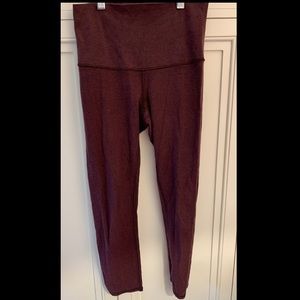Lululemon 21’ Maroon Cotton Wunder Unders, Size 6